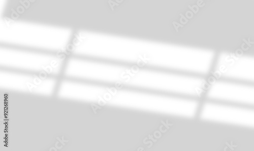 realistic widow shadow on wall natural perspective