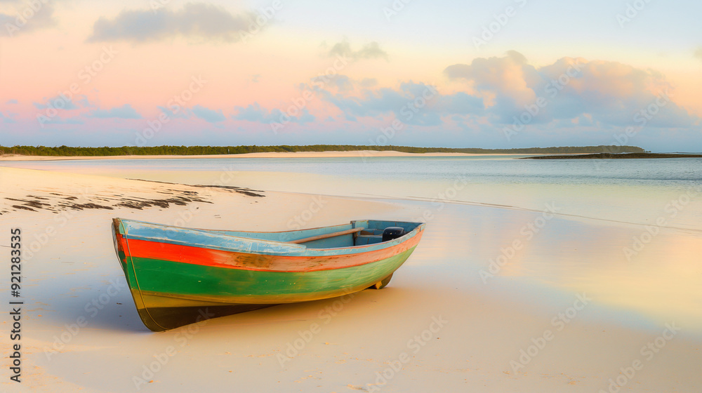 scenic view of boats on the beach scenic view of boats on the beach