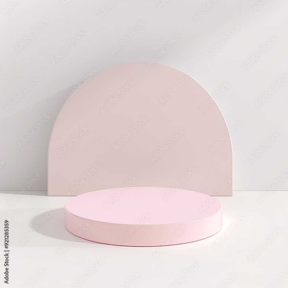 Round platform, front, simple,lay material, , gloss,silicone material, in 3d isometric shape, light color, matte texture, matte, rounded corner design, dreamlike atmosphere, generative ai Round platform, front, simple,lay material, , gloss,silicone material, in 3d isometric shape, light color, matte texture, matte, rounded corner design, dreamlike atmosphere, generative ai