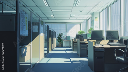 empty office atmosphere 