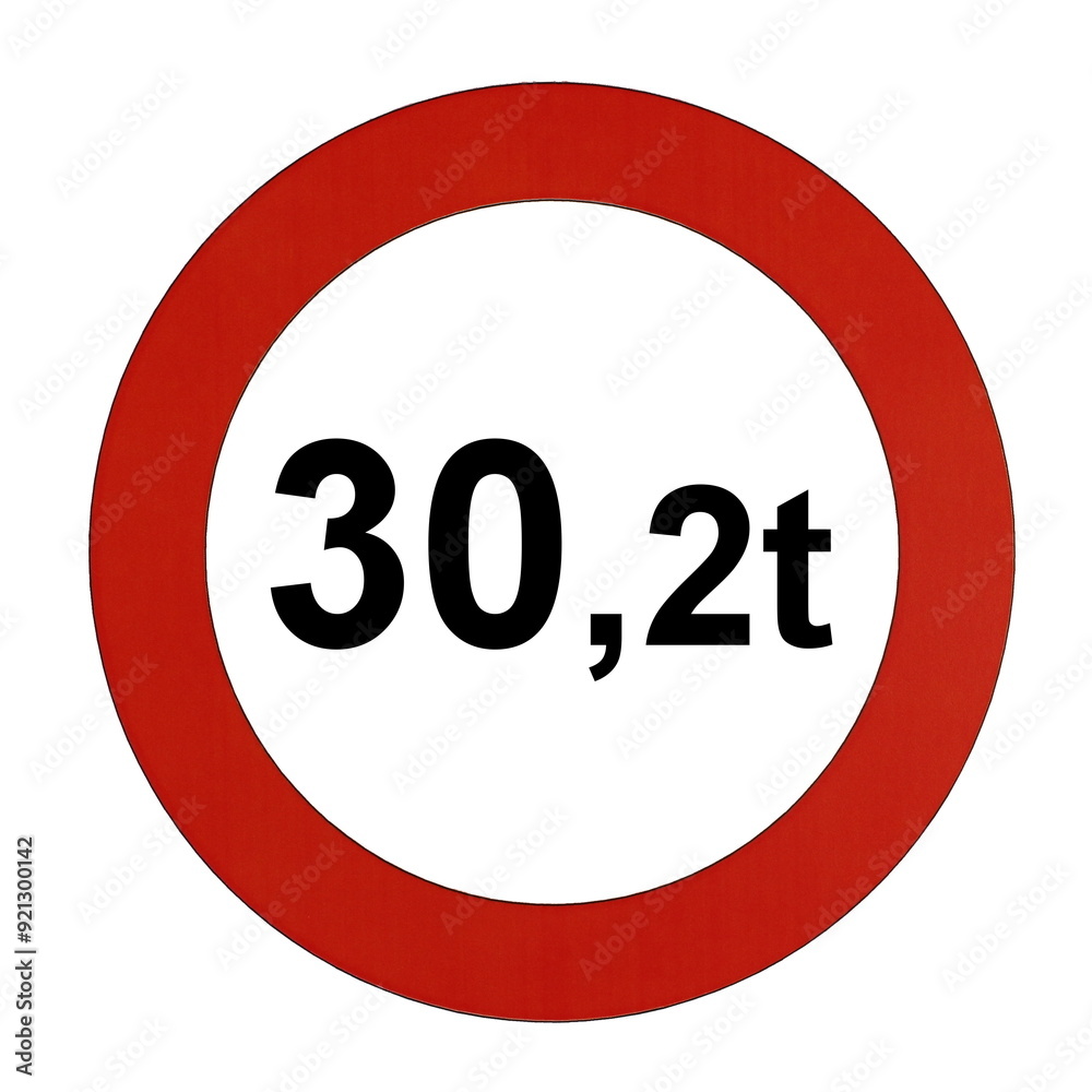 Illustration des Straßenverkehrszeichens Illustration des Straßenverkehrszeichens