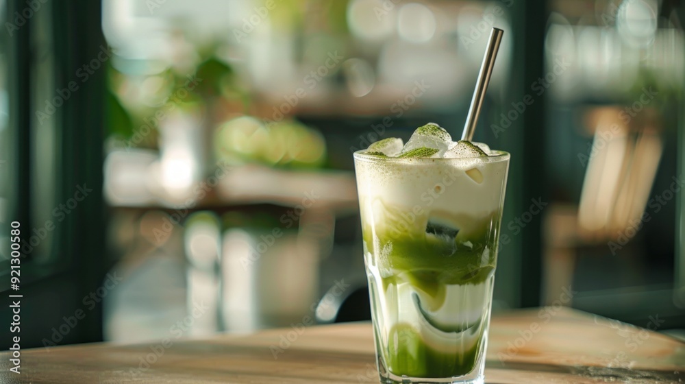 Refreshing Beverage in a Glass Refreshing Beverage in a Glass