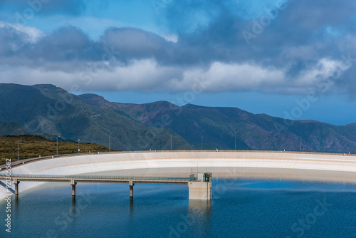 Landscape around the Barragem do Pico da Urze reservoir on the island of Madeira