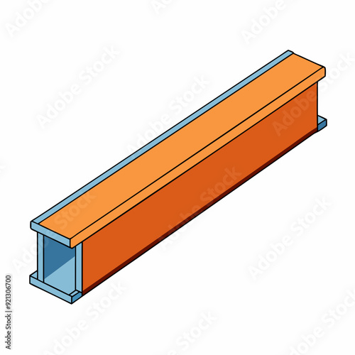 Realistic, Building beam  Art vector illustration
