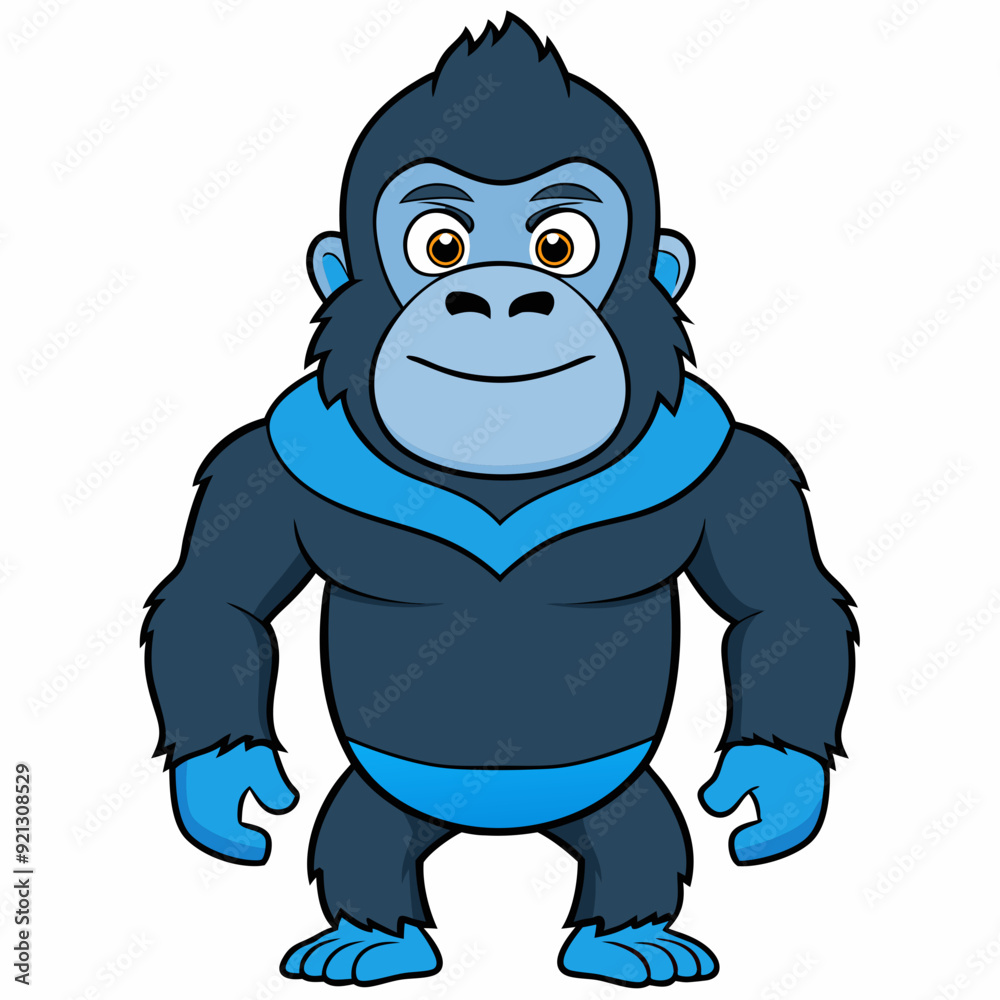 Cute and cool Gorilla Art vector illustration Cute and cool Gorilla Art vector illustration