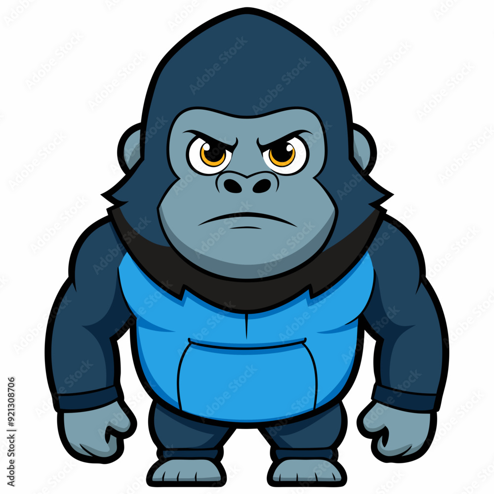 Cute and cool Gorilla Art vector illustration Cute and cool Gorilla Art vector illustration