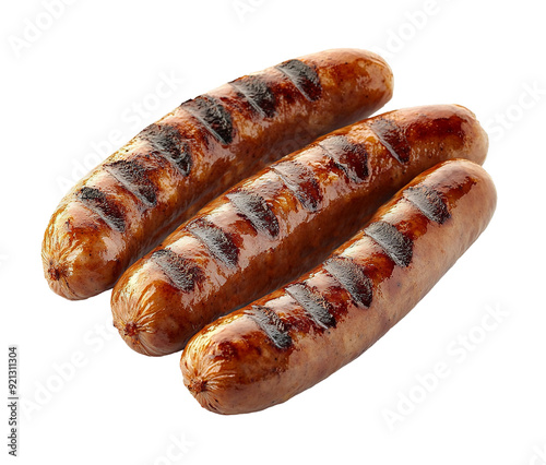 Sausage Sizzle isolated on transparent background