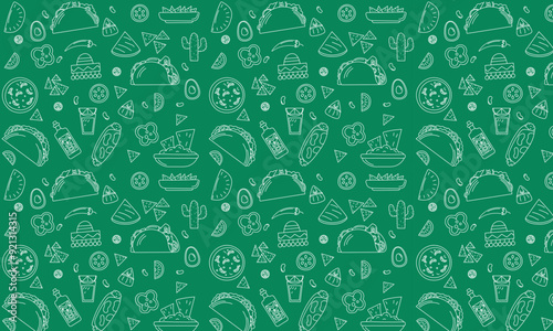 Mexican food pattern
