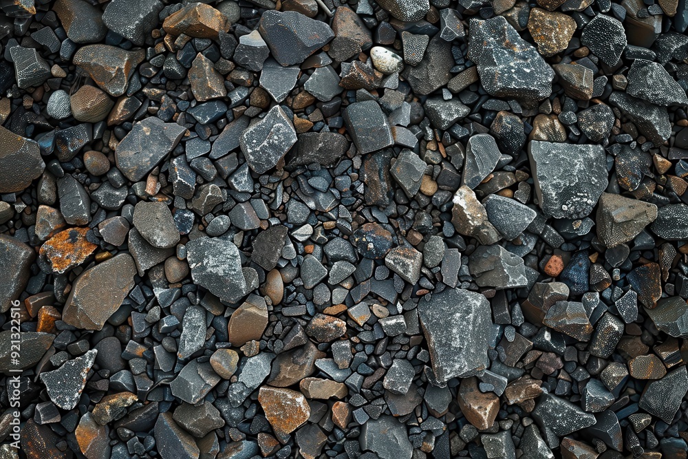 Gravel Texture. Close-up Image of Brown Macadam Texture for Brick Floor Design Gravel Texture. Close-up Image of Brown Macadam Texture for Brick Floor Design