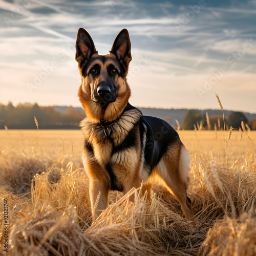 Power and Grace: A Showcase of the Robust Elegance of the German Shepherd