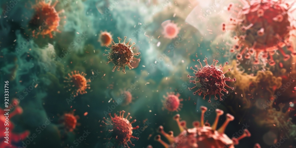 Respiratory syncytial virus particles Respiratory syncytial virus particles