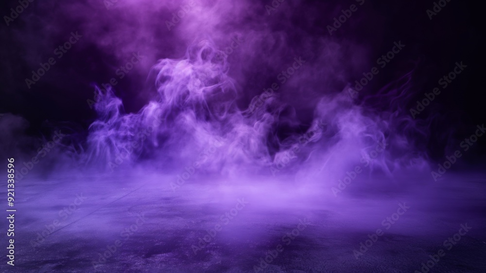 Naklejka premium Cloud Fog aesthetic mysterious background