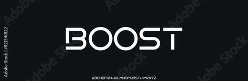  Modern Bold Font. Regular Italic Number Typography urban style alphabet fonts for fashion, sport, technology, digital, movie, logo design, vector illustration 