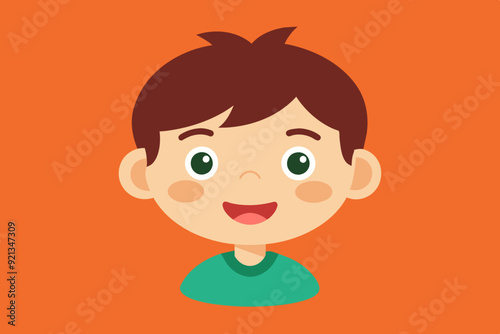 Vector illustration of kids expressions 