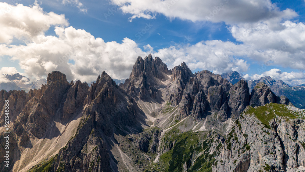 landscape in the mountains cadini di misurina