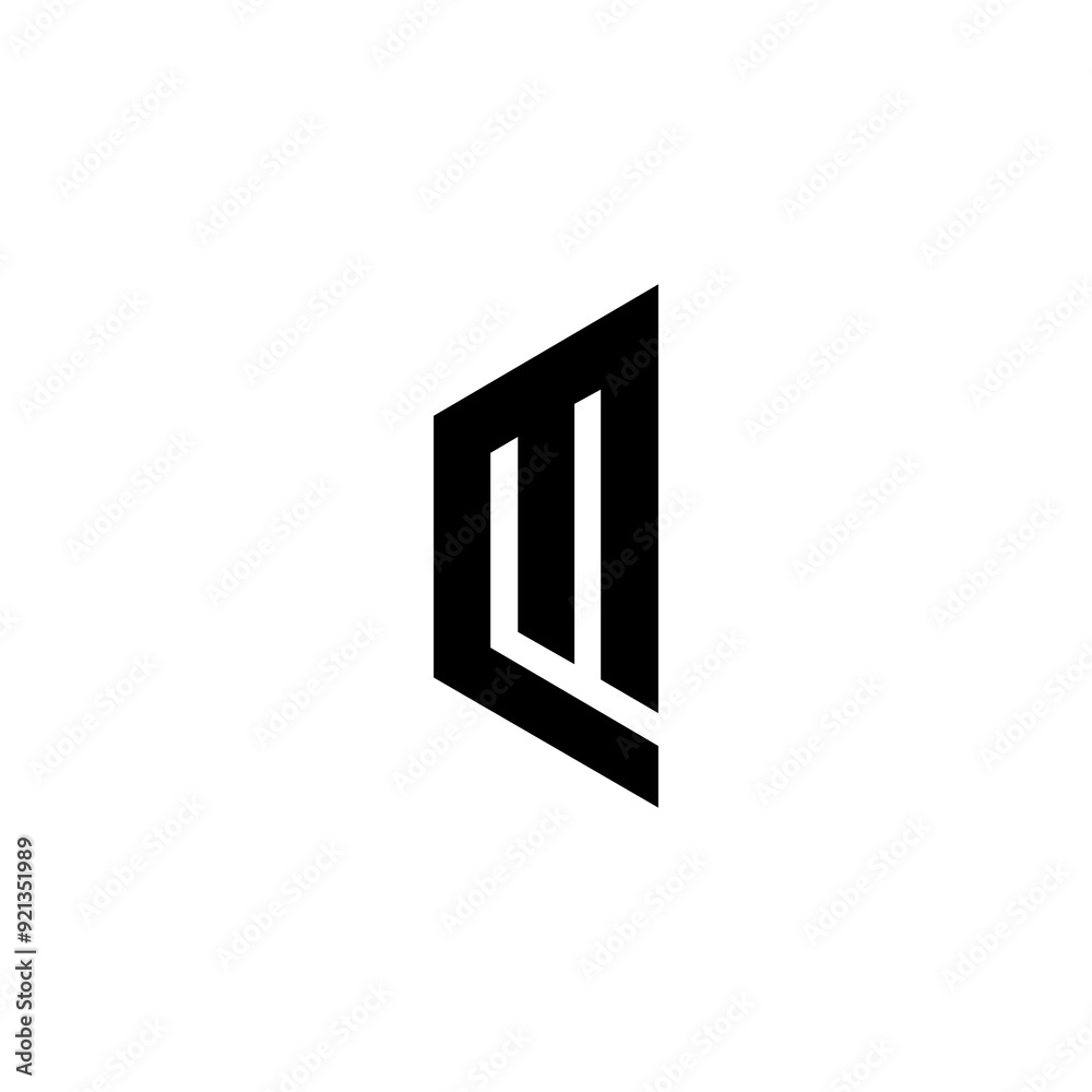 black and white business simple logo black and white business simple logo