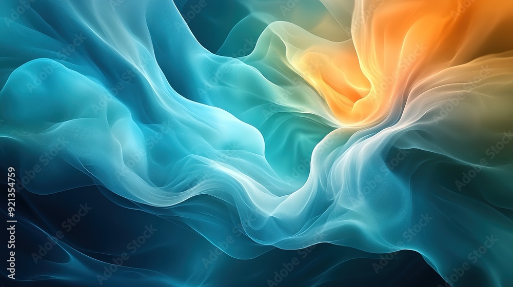 An abstract background with swirling shades of blue and green, creating a sense of movement and depth. An abstract background with swirling shades of blue and green, creating a sense of movement and depth.