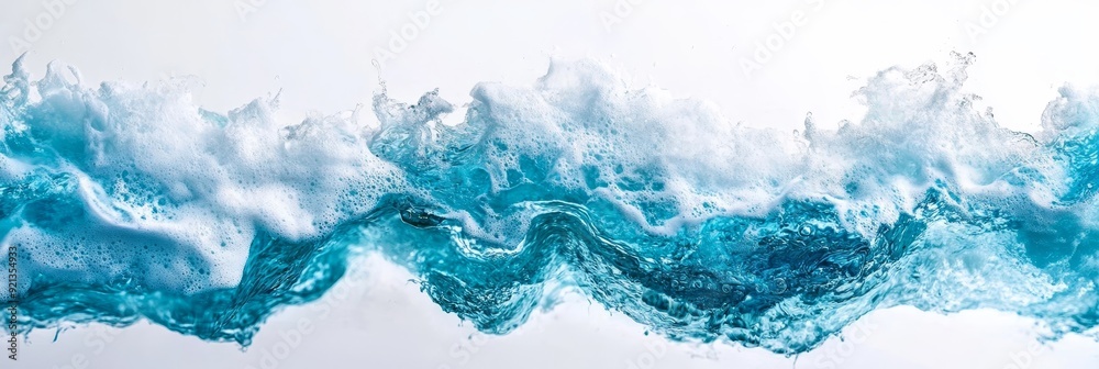 A close-up image of a blue water wave splashing with foam, creating a dynamic and abstract composition. The image symbolizes movement, energy, nature, cleansing, and purity. A close-up image of a blue water wave splashing with foam, creating a dynamic and abstract composition. The image symbolizes movement, energy, nature, cleansing, and purity.