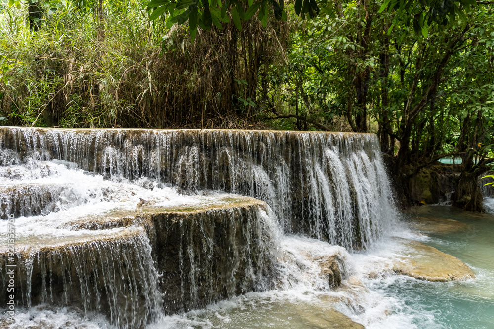 Obraz premium culture and Nature Travel Laos, highlights in Luang Prabang Province