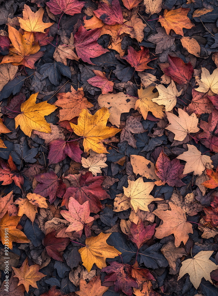 Vibrant autumn foliage leaves background showcasing contrasting colors of yellow, red, and purple leaves, creating a beautiful fall season backdrop, wallpaper, Vibrant autumn foliage leaves background showcasing contrasting colors of yellow, red, and purple leaves, creating a beautiful fall season backdrop, wallpaper,