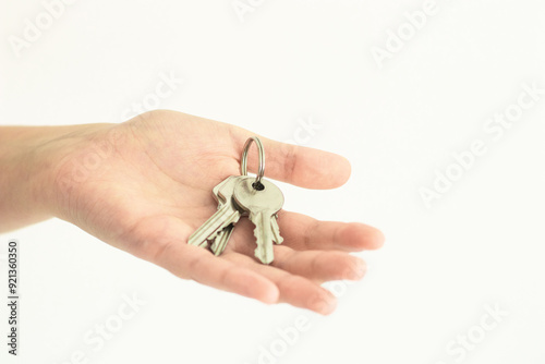 hand holding keys