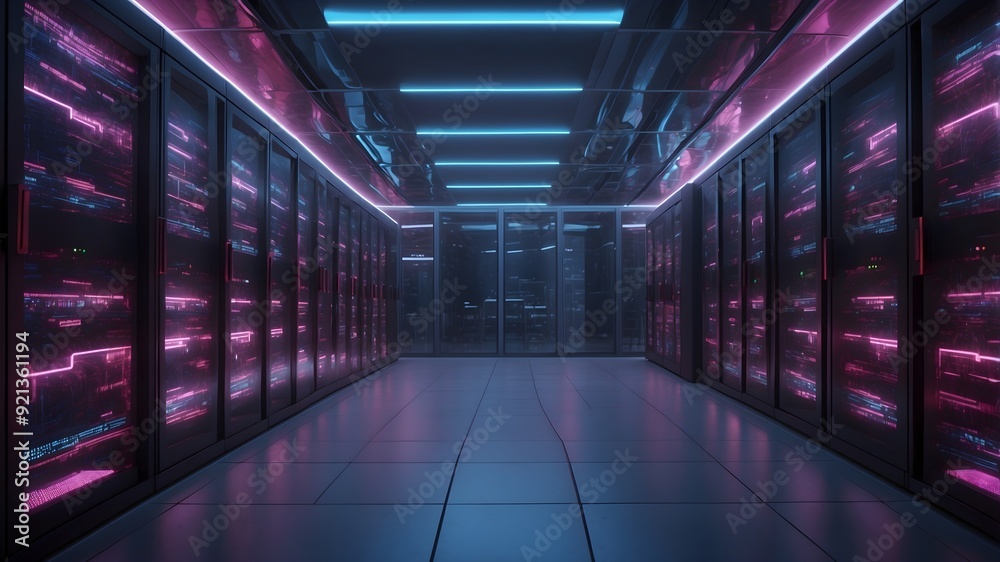Neon-Datenflut: Ein Ozean aus Informationen Neon-Datenflut: Ein Ozean aus Informationen