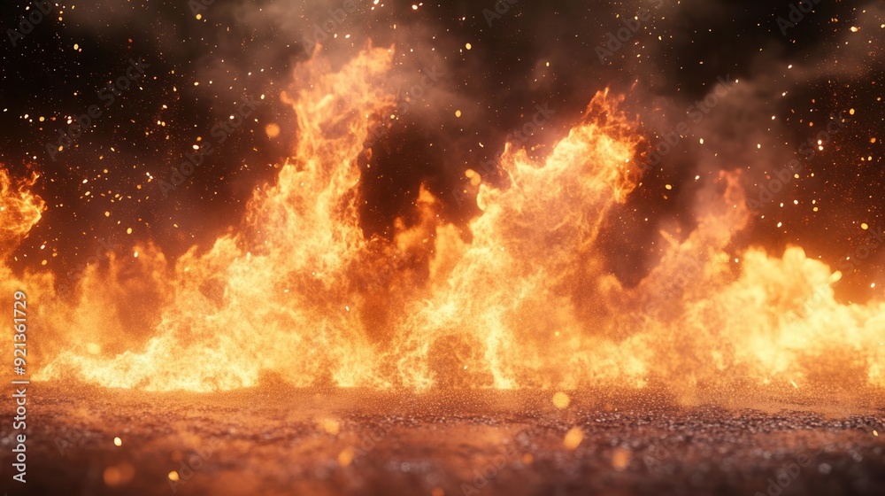 Show the gradual increase of a burning sensation in a detailed sequence Show the gradual increase of a burning sensation in a detailed sequence