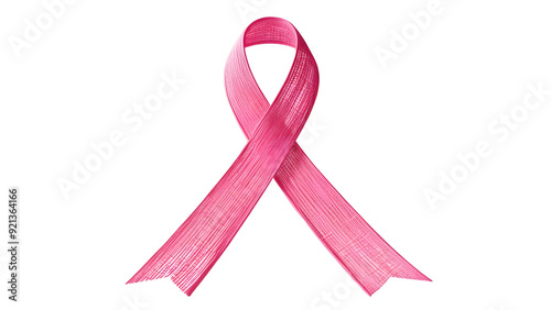 Breast cancer pink ribbon isolated on transparent background cutout png. Pink October, Women, pink theme.