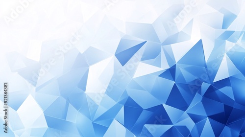 Abstract background with blue and white polygonal shapes, vector, Polygon mesh, blue, light grey, triangles