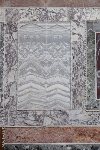 Detail of a marble wallpaper