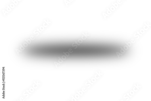Blurred round shadow on transparent background. PNG shadow drop. Luxury decoration design elements. Soft shadows effect overlay. Circle shadow for design
 photo