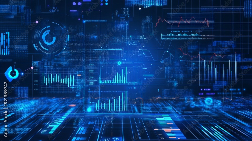 Abstract Digital Data Visualization Abstract Digital Data Visualization