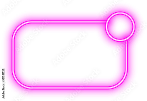 Neon Frame Pink Quota Box