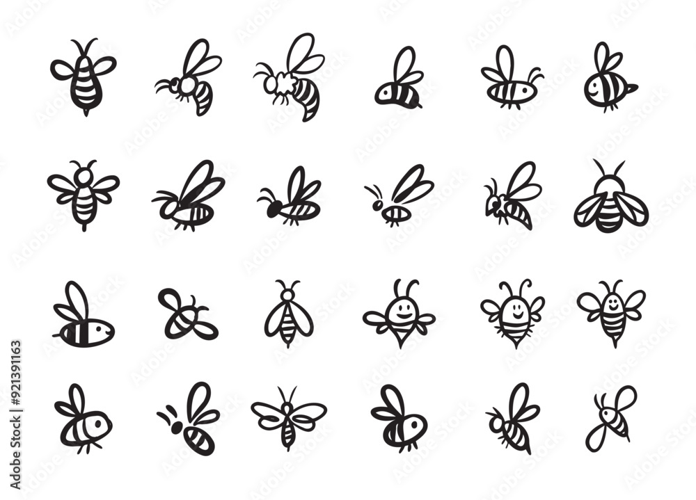 Doodle 360 degree. Hand drawn outline style set Doodle 360 degree. Hand drawn outline style set
