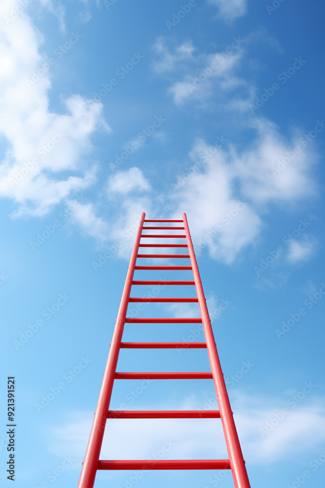 Red ladder to the sky Red ladder to the sky
