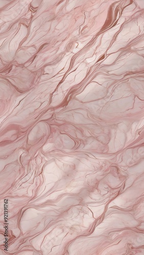 Elegant Pink Marble Texture with Delicate White Veins – Soft and Calming Marble Design