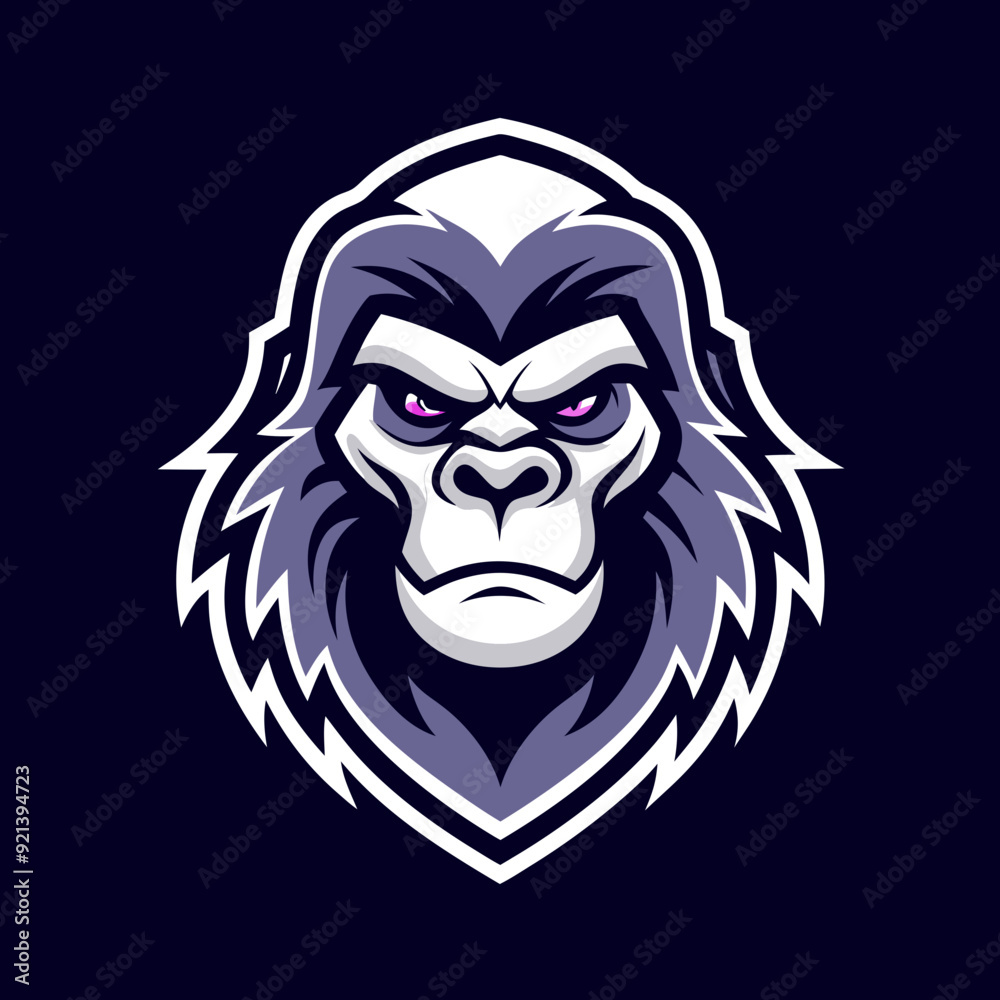 Simple Line Gorilla Head Gaming Mascot Logo - Vector Illustration, SVG Files, Cricut Cut Files, Vector Clipart, T-Shirt Graphics Simple Line Gorilla Head Gaming Mascot Logo - Vector Illustration, SVG Files, Cricut Cut Files, Vector Clipart, T-Shirt Graphics