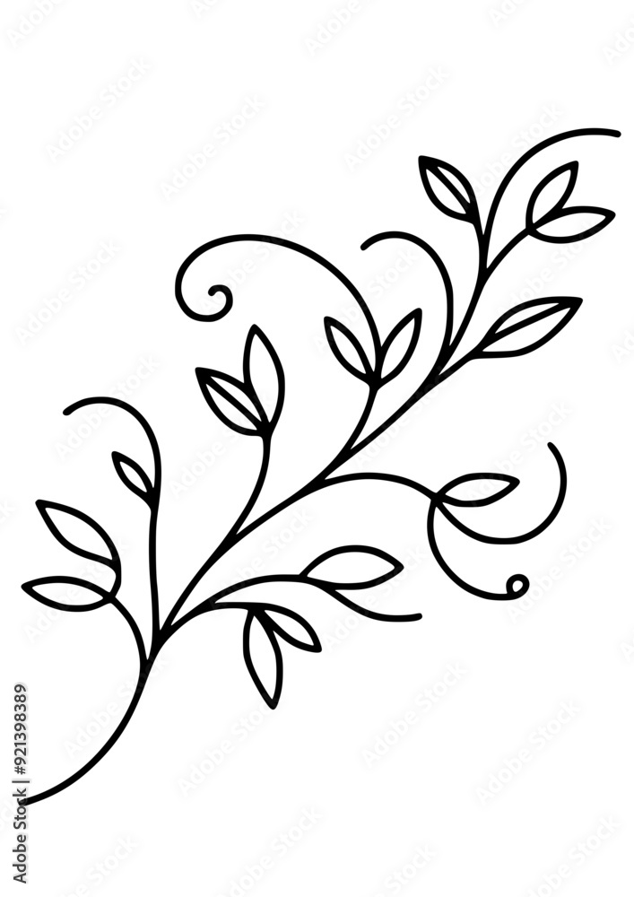 Obraz premium Autumn Leaves SVG, LEAF SVG, LEAVES Svg, Leaf Clipart, Leaf Svg cut file for Cricut, Branch Svg, Twig svg, Leaf Silhouette, Art Print, Autumn SVG