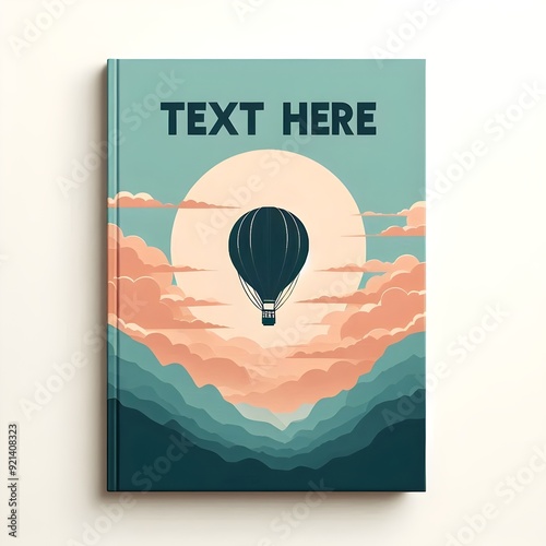 Realistic 3D Book Cover Mockup Template  for Authors and Publishers