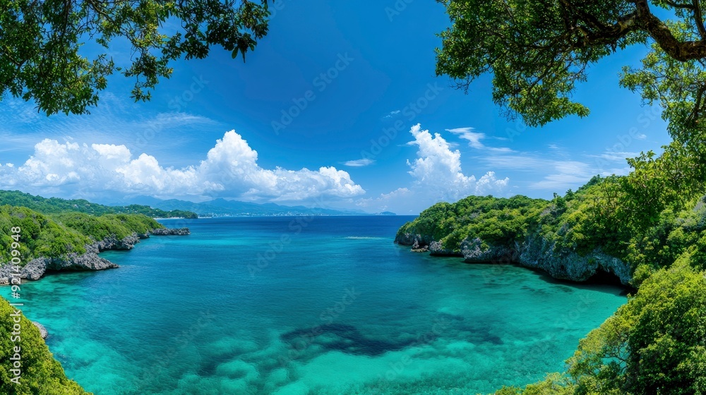 Fototapeta premium Okinawa’S Tropical Paradise, Islands Of Dreams