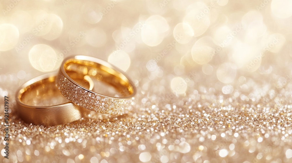 Wedding rings concept background Wedding rings concept background