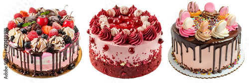 Untitled design - A set of birthday cake different style isolated on a transparent background (2)