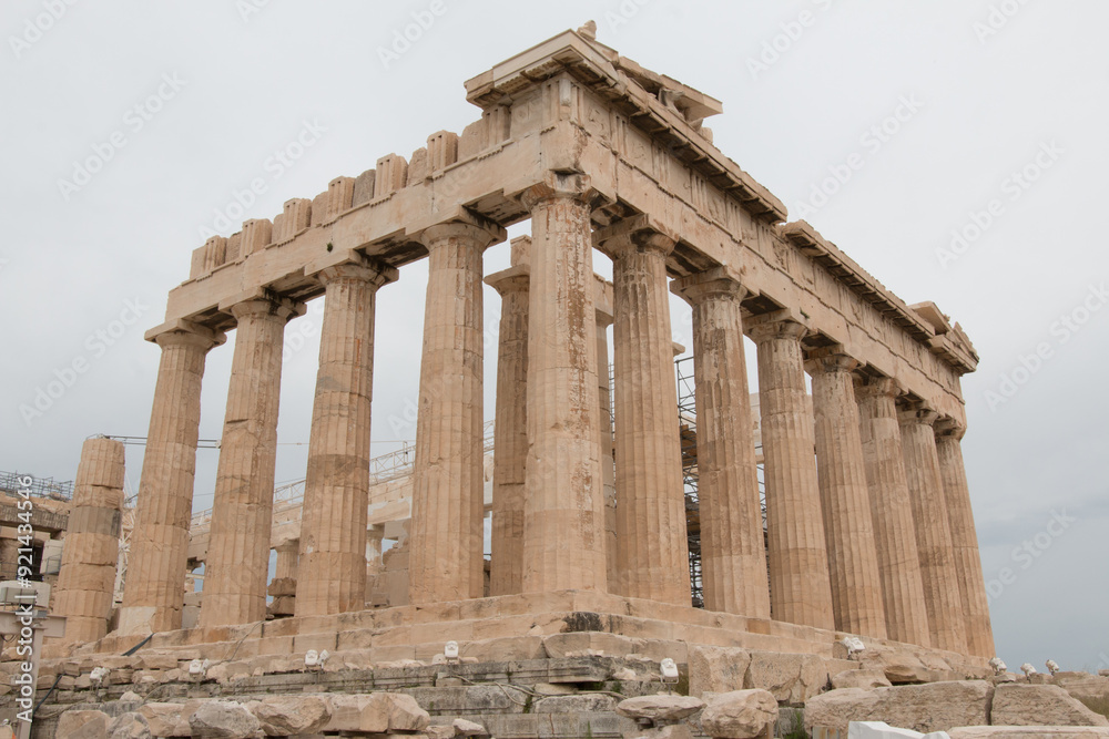Obraz premium Views from the Parthenon ruins in the city of Athens, Greece