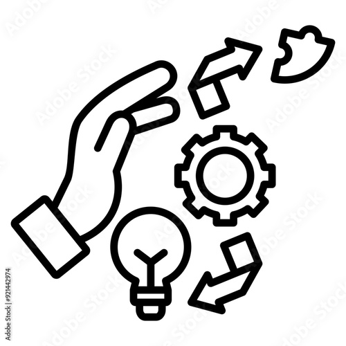 Skill Icon Element For Design