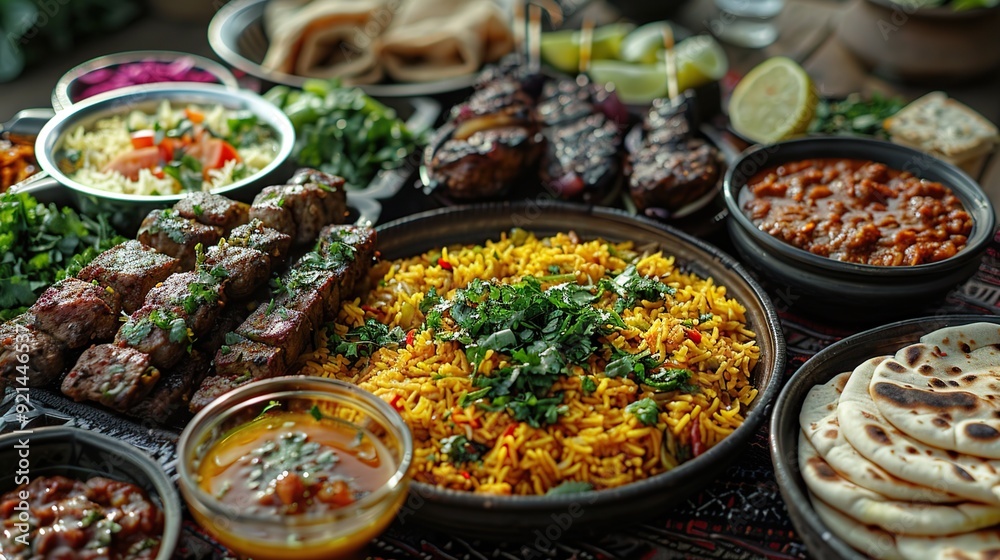 Delicious Middle Eastern Feast Delicious Middle Eastern Feast