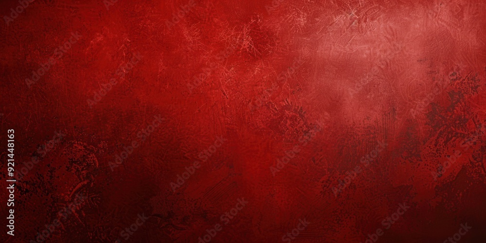 Fototapeta premium Vibrant Red Canvas. Minimalist abstract background concept