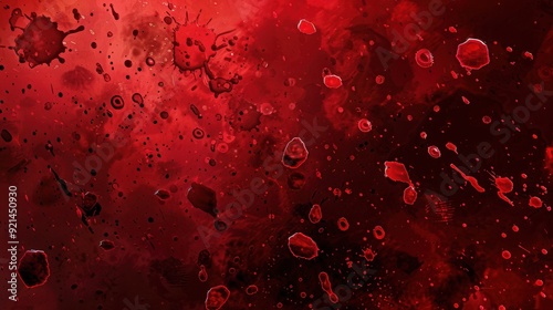 Macabre Beauty. Abstract blood splatter background. photo