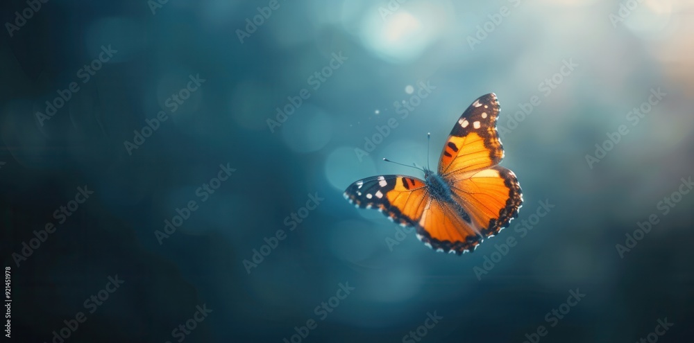 Graceful Butterfly Elegance. Natural beauty concept