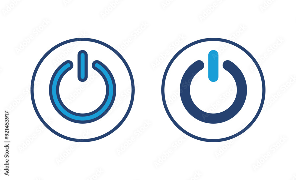 Power icon vector. Power Switch Icon. Electric power Power icon vector. Power Switch Icon. Electric power