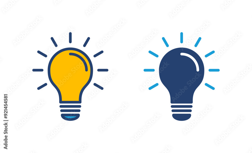 Lamp icon vector. Light bulb icon vector. idea symbol. Lamp icon vector. Light bulb icon vector. idea symbol.